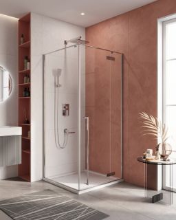 Душевой уголок CEZARES LINER-A-1-100-C-Cr-R правый